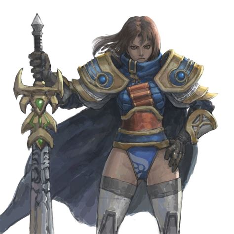 Female Garen art : r/leagueoflegends