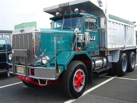 Semitrckn — 1987 Autocar dump | Heavy truck, Big trucks, Trucks