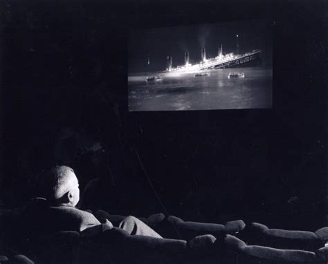 Titanic survivor, 4th Officer Joseph Groves Boxhall watches an early ...