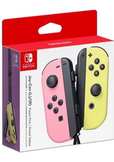 Nintendo Pastel Pink / Pastel Yellow Joy-Con - e2zSTORE