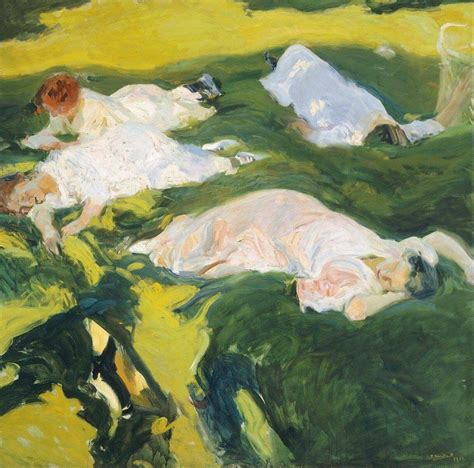 Joaquín Sorolla y Bastida, La Siesta, 1911, Sorolla Museum, Madrid, oil ...