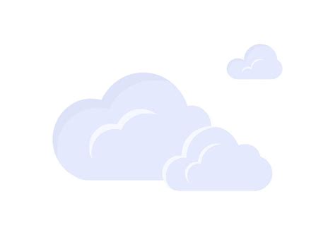 bubble cloud vector isolated on white background 9006959 Vector Art at ...