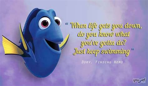 Pin by Annali Coetzee on Quotes | Finding nemo, Movie quotes, Dory