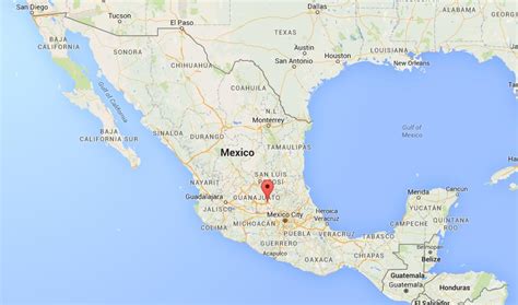 Where is Queretaro on map Mexico