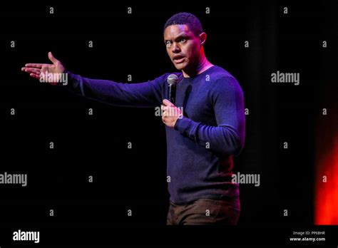 Trevor Noah Performs Stand-up comedy live on tour Stock Photo - Alamy