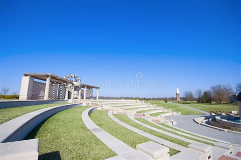 Amphitheater in the park stock image. Image of suburban - 5076857