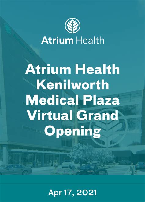 Atrium Health Kenilworth Medical Plaza Virtual Grand Opening