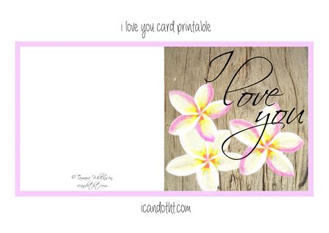 Romantic Free Printable Love Cards