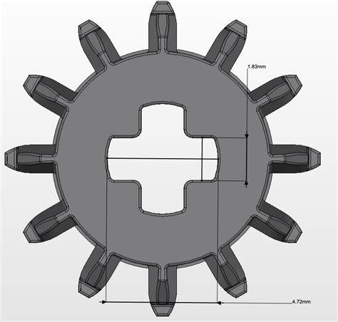 LEGO technic axle dimensions