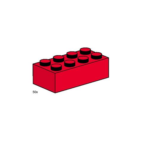 LEGO 2x4 Red Bricks Set 3462 | Brick Owl - LEGO Marketplace