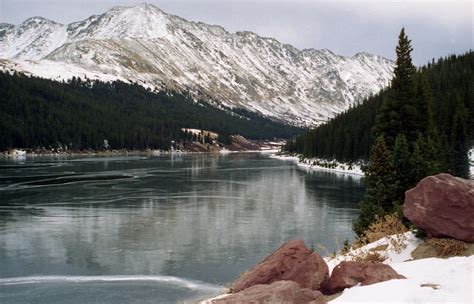 Echo Lake | Beautiful winter scene at Echo Lake-Mt. Evans, C… | Flickr