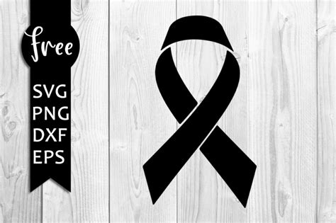 Cancer Ribbon Svg Free Cut File For Cricut