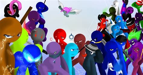 All stickman RHG | Stick figure animation, Stick figure family, Stick art