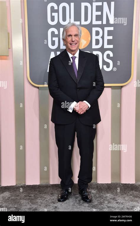 Henry Winkler arrives at the 80th annual Golden Globe Awards at the ...