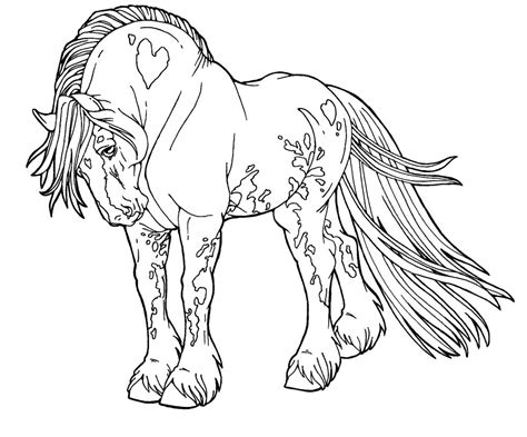 Beautiful Mustang Horse Coloring Page - Free Printable Coloring Pages ...