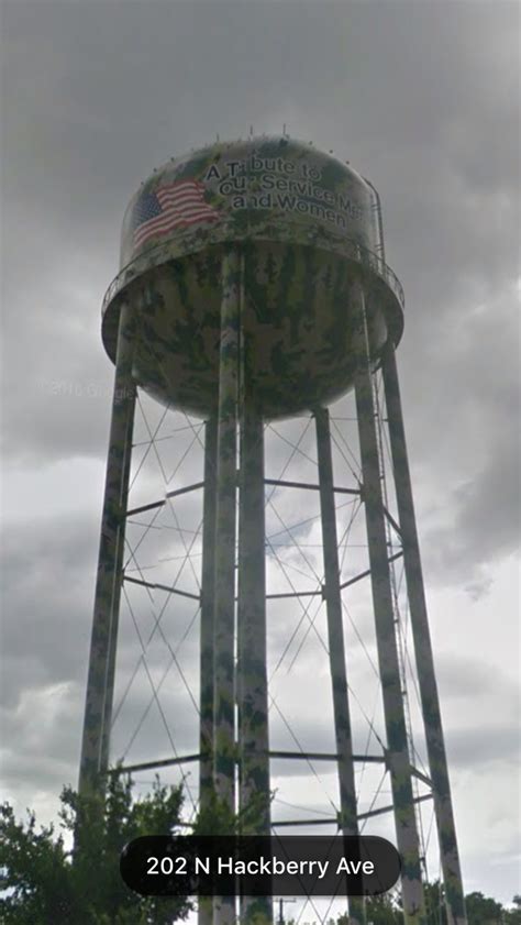 Luling, TX (Camo Tower: "A Tribute to Our Service Men and Women")