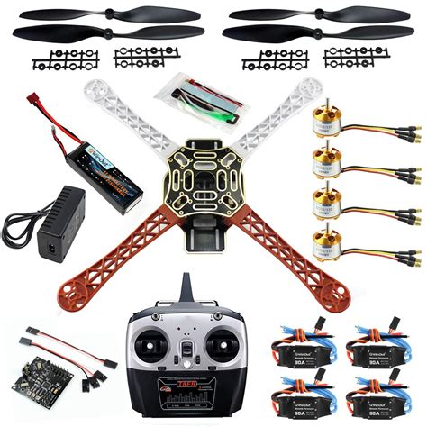 Buy QWinOut DIY 2.4G 8CH KK V2.3 F450 Frame RC Quadcopter 4-Axle UFO ...