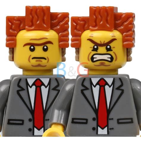 Dual faces of the President Business from 71004 The LEGO Movie ...