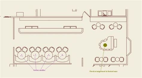 piano bar floor plan | Bar flooring, Votive candles, Wedding planning