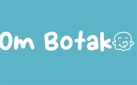 Om Botak free font