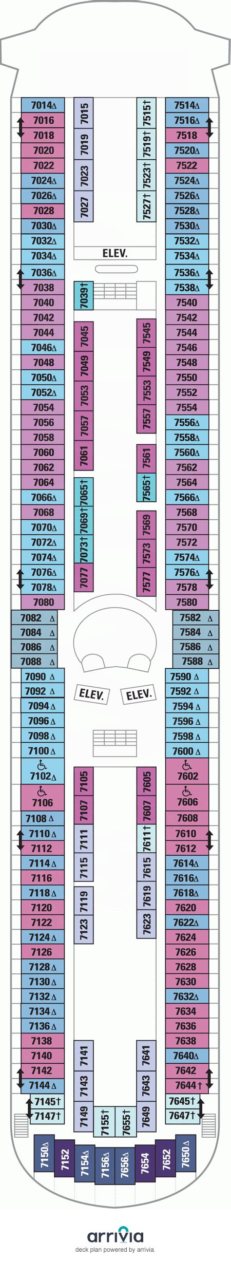 Deck 7 on Grandeur of the Seas | Grandeur of the Seas Deck 7 on ...