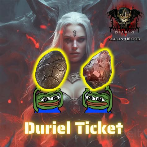 Buy [Duriel Ticket] 1 Sets For Su in DIABLO 4 Items - Offer #2334029470