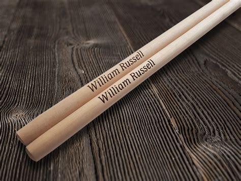 Custom Engraved Drum Sticks Personalized Drum Stick Pair 5A - Etsy