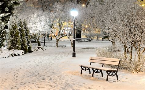 Christmas Snow Street Wallpapers - Wallpaper Cave