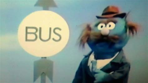 Classic Sesame Street: The Bus Stop With A Small Bus - YouTube