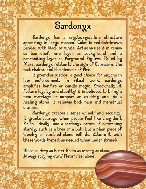 Sardonyx by minimissmelissa on deviantART Crystal Power, Crystal Magic ...