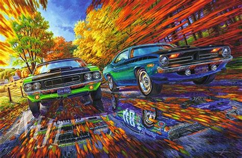 Mopar Born To Race Limited Edition Art Print | Garage Art™