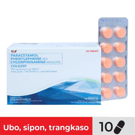 Gamot Sa Ubo With Antihistamine - sipon ubo