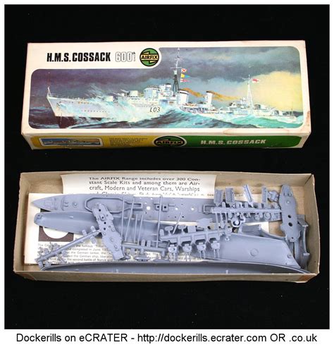 Airfix - HMS Cossack. | Airfix kits, Plastic model kits, Model kit