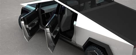 Tesla Cybertruck 2020 (Opening doors and trunk) 3D Model $109 ...