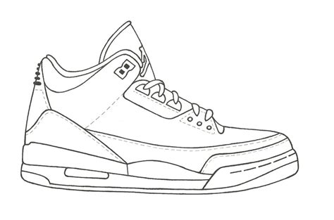 Jordan 4 Shoe Template