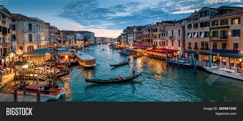 Panorama Venice Night Image & Photo (Free Trial) | Bigstock