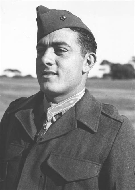 Platoon Sergeant John Basilone, Medal of Honor Recipient, May 1943 ...