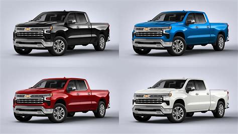 New 2022 Chevy Silverado COLORS comparison - YouTube