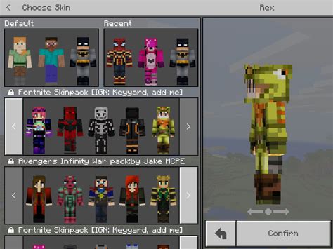 Epic Fortnite Skinpack (15SKINS!) – Minecraft Skins – MCBedrock Forum