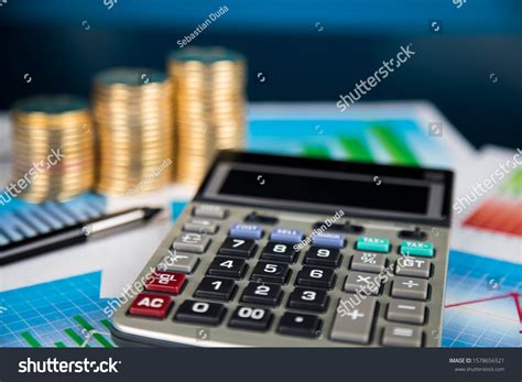 Business Graph On Chart Background Stock Photo 1578656521 | Shutterstock