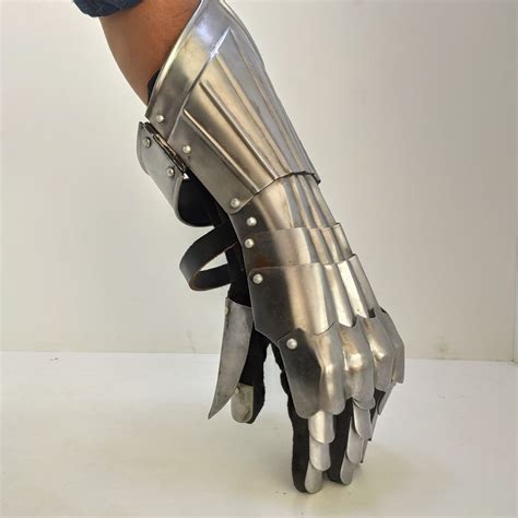 Gauntlets Functional Armor X-Mas Medieval Warrior Metal Gothic Knight ...