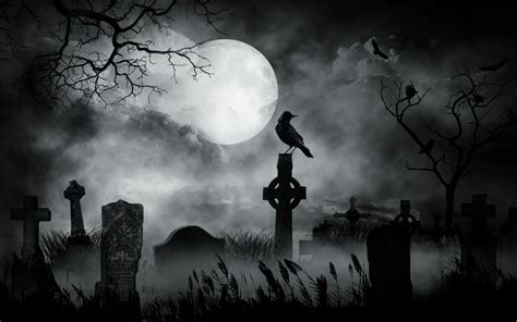 🔥 Download Cemetery By Vickie666 by @reginalee | Graveyard Wallpapers ...