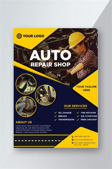 Free Auto Repair Flyer Templates