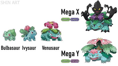 Venusaur Blastoise Charizard Mega Evolution