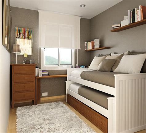 25 Cool Bed Ideas For Small Rooms | Remodel bedroom, Small bedroom ...