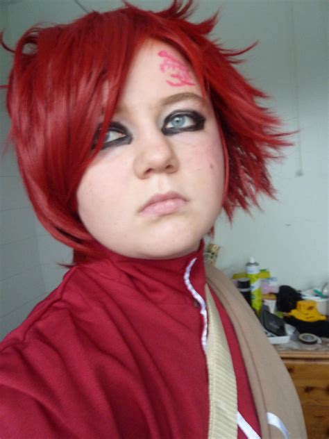 My Gaara cosplay (before editing) by haveuseenthisunicorn on DeviantArt