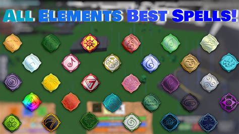 All Elements Best Spells! | Roblox Elemental Battlegrounds - YouTube