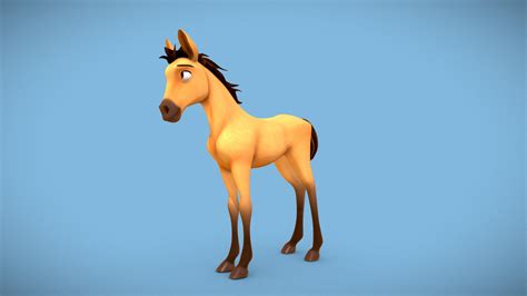 Horse - Foal - Character Spirit - Download Free 3D model by ClartOoOn ...