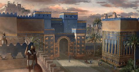 Ishtar Gate (Artist's Impression) (Illustration) - World History ...