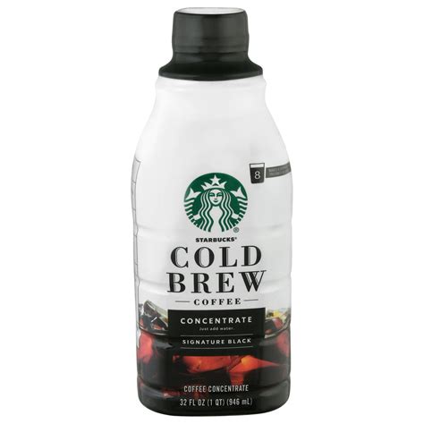 Starbucks Signature Black Cold Brew Coffee Concentrate - Shop Coffee at ...